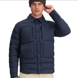 Obermeyer Men's Medium Explorer Down Shirt Jacket Insulated